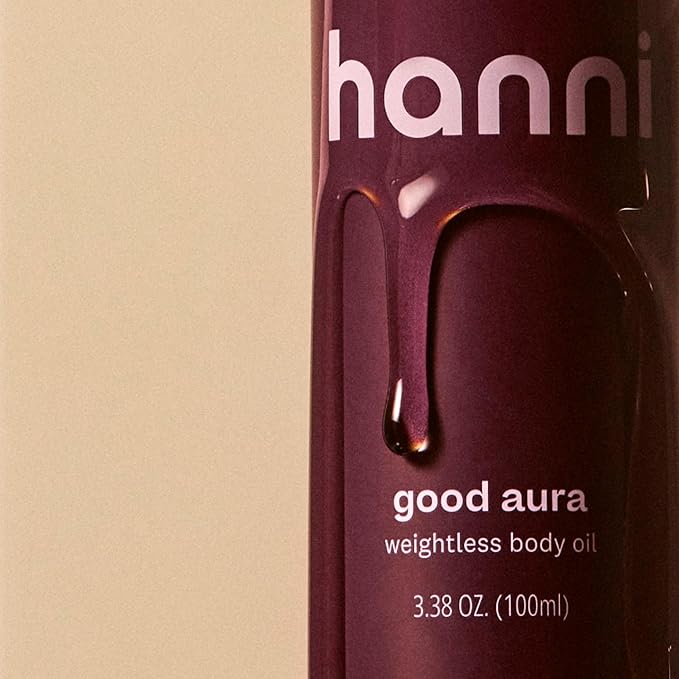 HANNI Good Aura Dry Body Oil, Lightweight After-Shower Moisturizer - Image 2