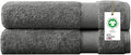 Delara 100% Organic Cotton Towels 650 GSM Plush Feather Touch Quick Dry Bath by Delara