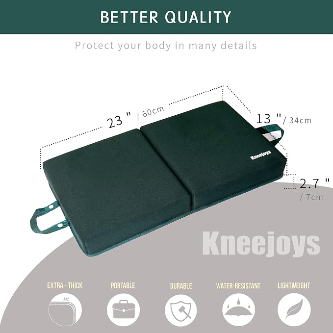 Knee Pads for Men Women Garden Kneeling Pads Extra Thick Knee Pads Memory Foam - Image 2