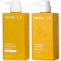 MEDIX Vitamin C Body Wash + Vitamin C Body Lotion & Face Moisturizer 2PC Skin by Medix55
