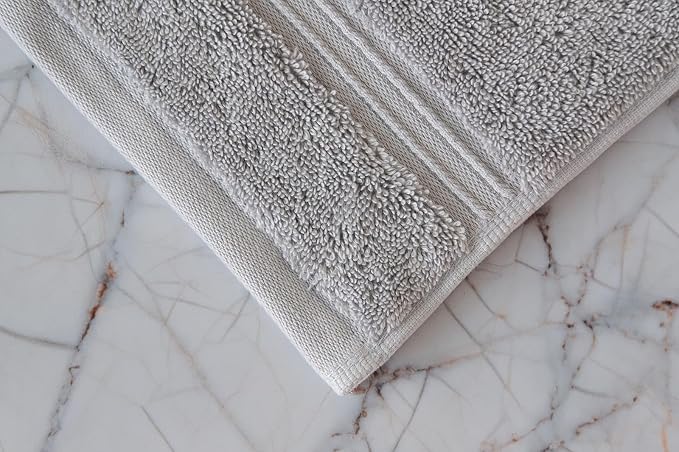 Milara Turkish Super-Plush Bathroom Hand Towels Set 2-Piece | Premium Cotton - Image 6