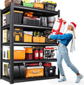 71" H-46 W Garage Shelving, 5-Tier Heavy Duty Storage Shelves, Adjustable Metal by Unknown