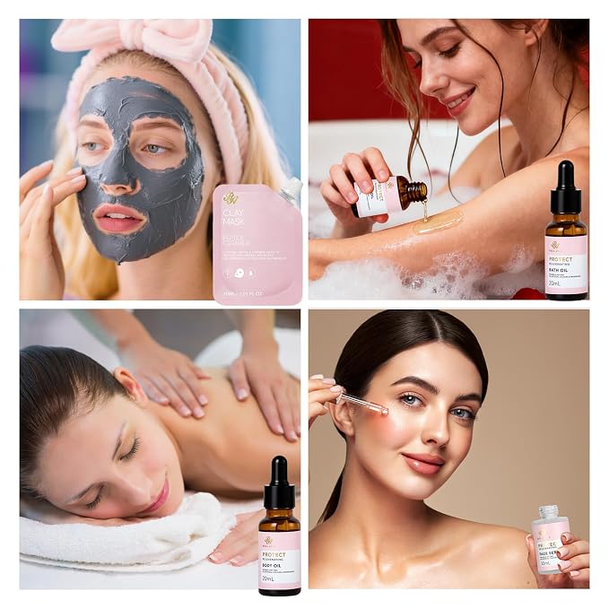 Rose 23 Pcs Facial Skin Care Set, Luxury Bath and Body Gifts - Image 6