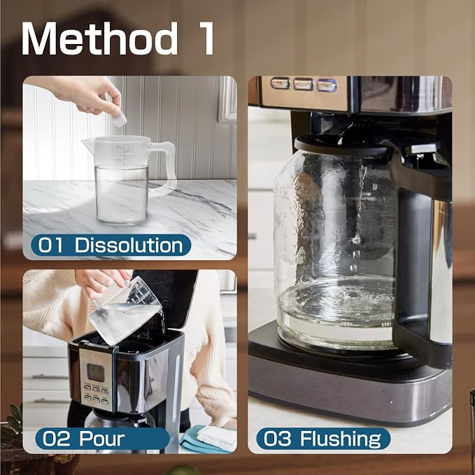 CLEARALIF Coffee Machine Cleaner Descaler Tablets, Coffee Machine Descale Works - Image 5