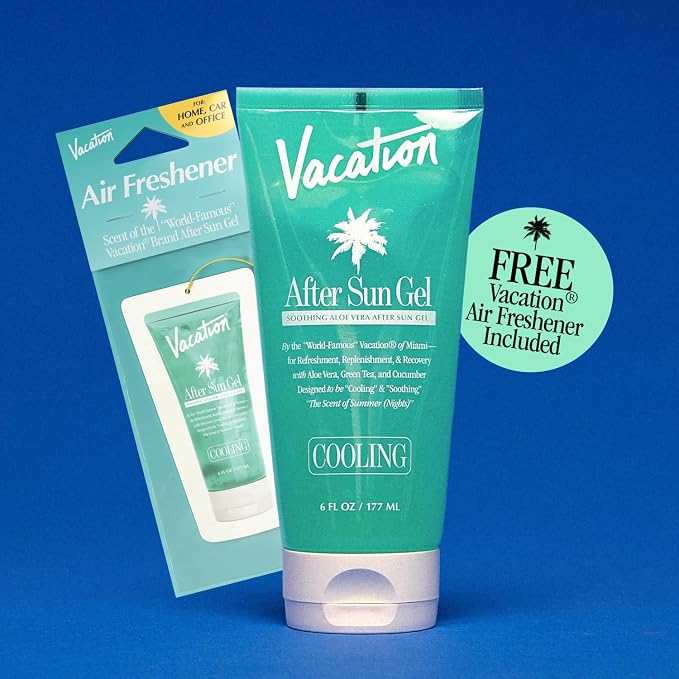 VACATION After Sun Gel & Air Freshener Bundle, Soothing Aloe Vera - Image 5
