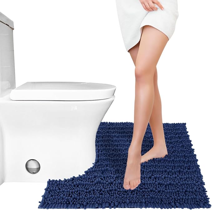 Yimobra Toilet Rug U Shaped Washable 24x20 Inch - Image 7