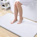 OLANLY Bathroom Rugs 40x24, Extra Soft Absorbent Chenille Bath Rugs, Rubber by OLANLY