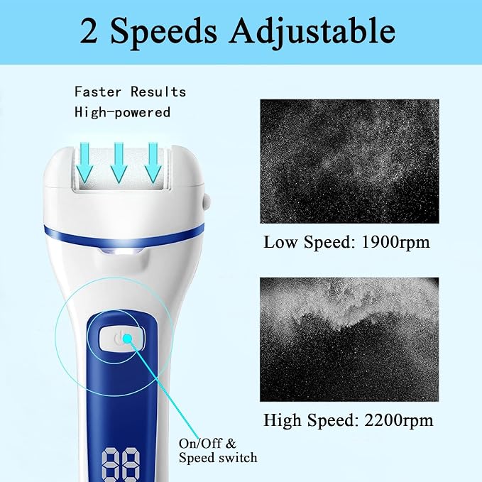 Callus Remover for Feet Electric Foot File, 13-in-1 Professional Pedicure Tools - Image 5