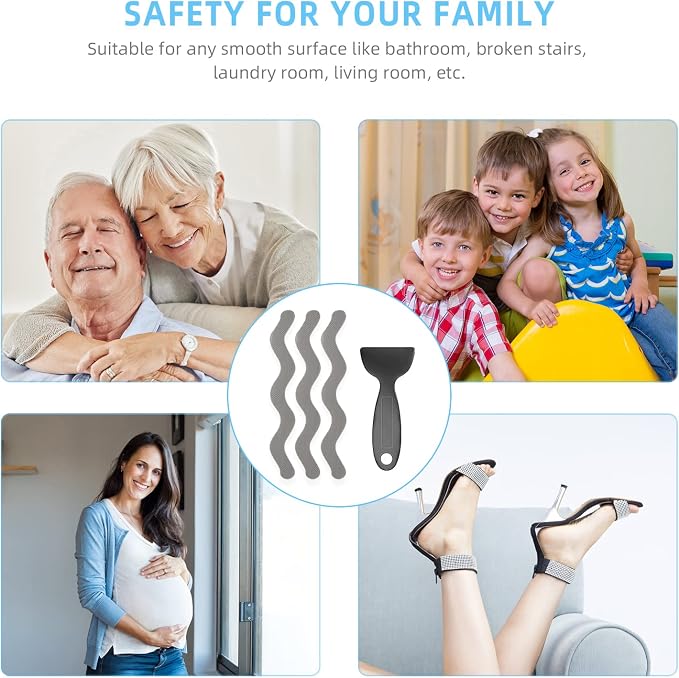 Non Slip Bathtub Stickers Set of 30, Bath Stickers Non Slip - Image 6