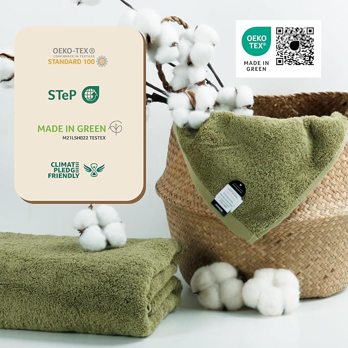 SEMAXE 4-Pack Luxury Bath Towels - Image 9