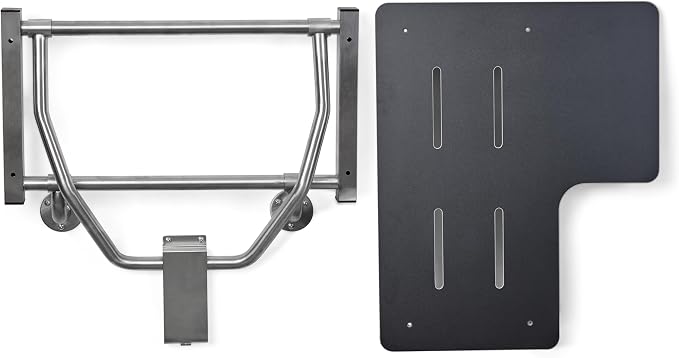 Seachrome 26" x 22.5” Black Reversible Folding Transfer Tub/Shower Seat - Image 9