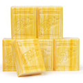 BELA Honey and Goat Milk Soap 3.3 OZ Pack of 6, Long Lasting French Triple by BELAPURENATURALSOAPSANDODORELIMINATINGHOMEFRAGRANCES