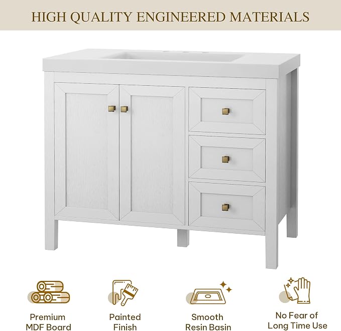 DWVO 42 Inch Bathroom Vanity - Image 6