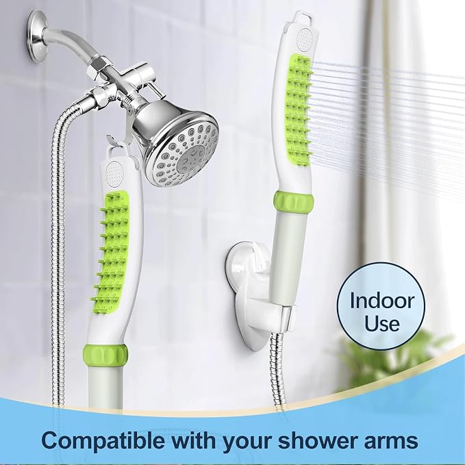 Dog Shower Attachment, Rubber Dog Grooming Bath Brush - Image 5