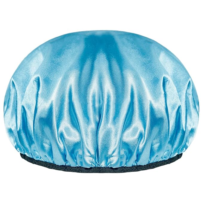 Aquior Shower Cap, Extra Large Triple Layer Bathing Cap - Image 3