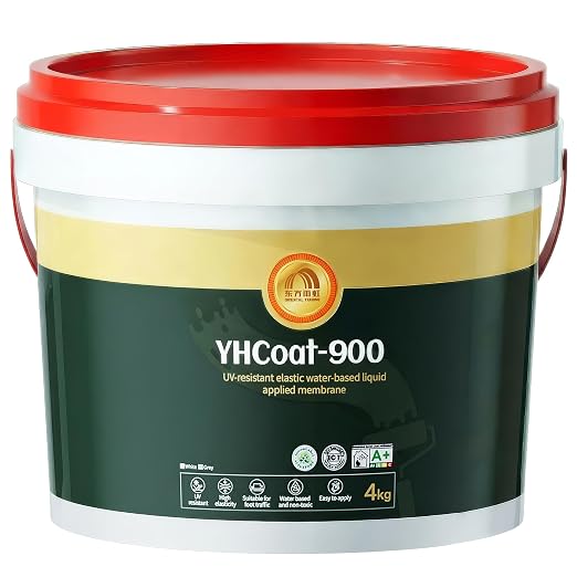 1 Gallon White Waterproof Elastomeric Roof Coating Sealant, Flexible Solar by ORIENTALYUHONG