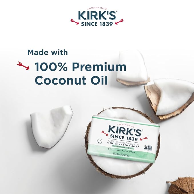 Kirk's Natural Original Coco Castile Soap - Image 3