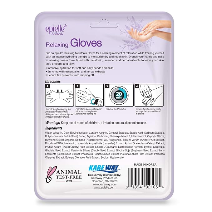 Epielle Relaxing & Nourishing Hand & Foot Masks, Repair and Soften Dry - Image 5
