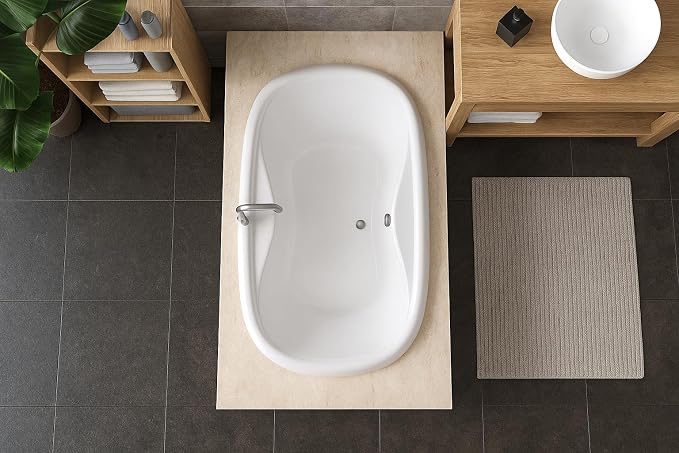 Carver Tubs - TOD6841 - Modern Acrylic Fiberglass Whirlpool Tub Water Massage - Image 5