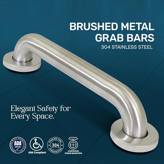 Highcraft Grab Bar for Bathtubs and Showers, Shower Grab Bars for Seniors and - Image 3
