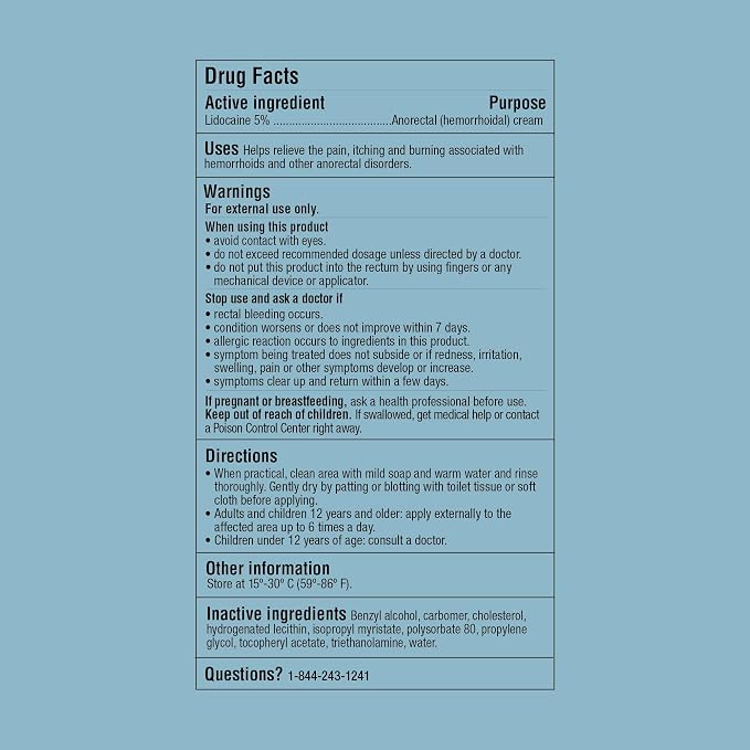 Curist 5% Lidocaine Numbing Cream - 6 oz XL Tube - Soothing Numbing Cream - Image 7
