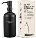MaisoNovo Soap Dispenser 1-Piece Set | 16.9oz Black Bottles by MaisoNovo-TheArtofSustainableLiving
