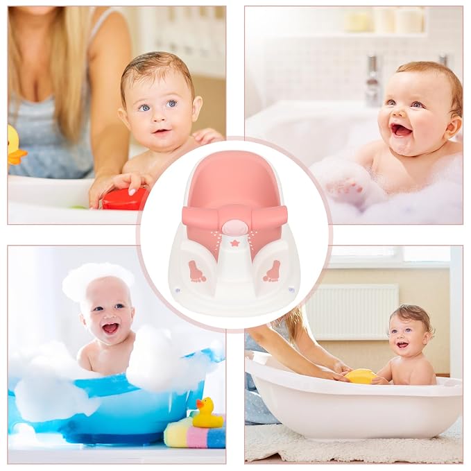 Bath Seat with Suction Cups for Stability Non-Slip Shower Chair Comfortable - Image 9