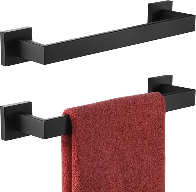 KOKOSIRI 12-Inch Single Towel Bar, Bathroom Kitchen Towel Holder, Wall Mounted by KOKOSIRI