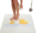 ENKOSI Loofah Shower Mat for Kids – Non-Slip Square Bath Mat by ENKOSI