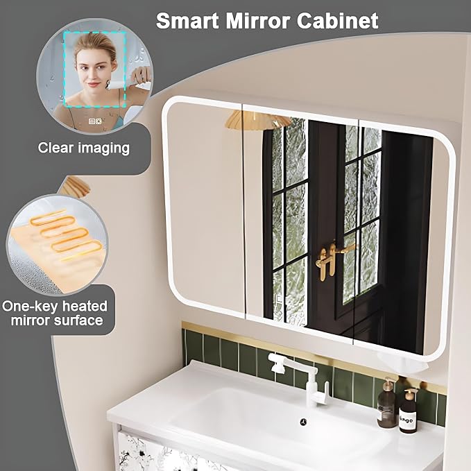44IN Bathroom Vanity with Sink - Image 4