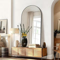 GLASHOM Arched Bathroom Mirror, Wall Mounted Mirror, Living Room, Vertically by GLASHOM