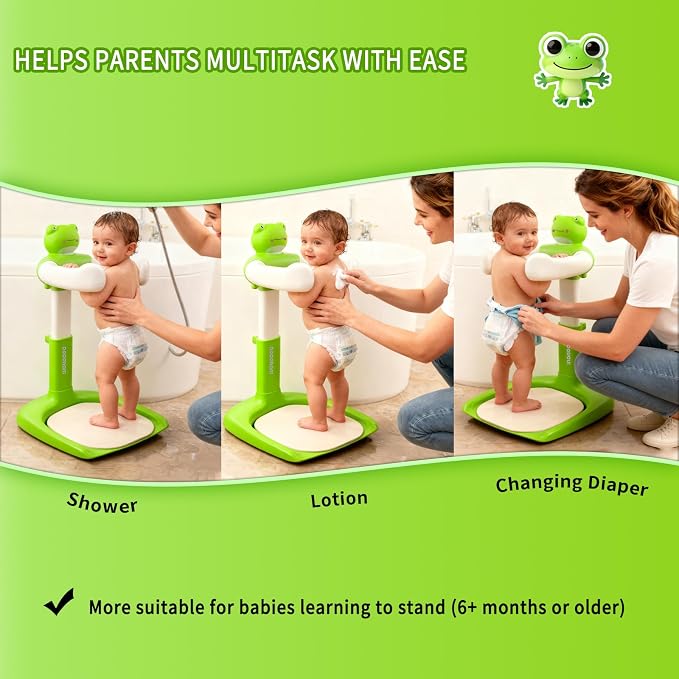 Baby Shower Stand Baby Bath Standing Support - Image 4
