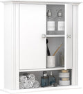 White Wall Cabinet, Over The Toilet Storage Cabinet, Bathroom Cabinet Wall Mount by UYIHOME