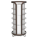 BROOKSTONE, Bronze Toilet Paper Holder, Freestanding Bathroom Tissue Organizer by Brookstone