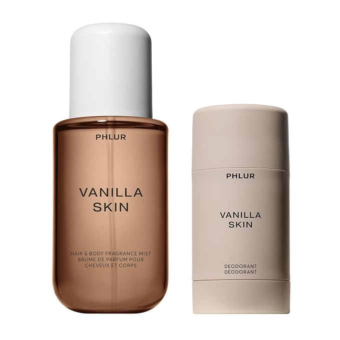 PHLUR Vanilla Skin Natural Deodorant & Vanilla Skin Body Mist by PHLUR