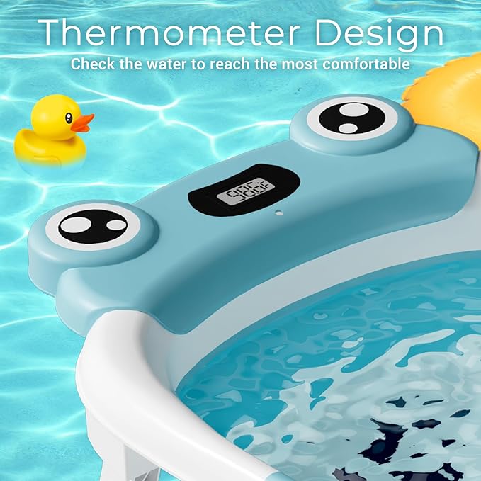 Baby Bathtub, Collapsible Newborn Bathtub - Image 4
