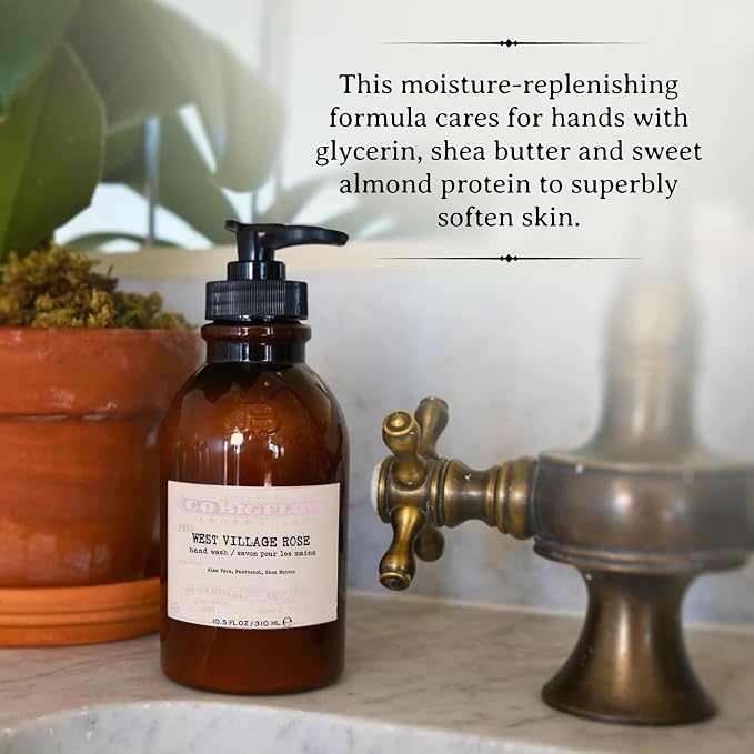 C.O. Bigelow West Village Rose Hand Wash, Iconic Collection Liquid Hand Soap - Image 4