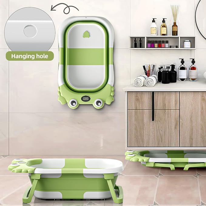 Collapsible Baby Bathtub for Newborns to Toddler - Image 3