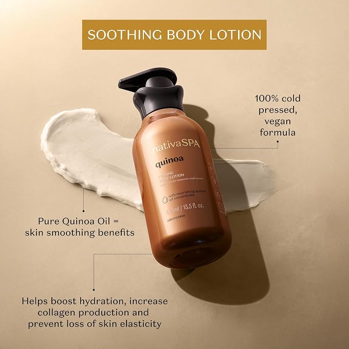 Nativa SPA by O Boticario Quinoa Hydrating Body Lotion, Fragranced Skin - Image 2
