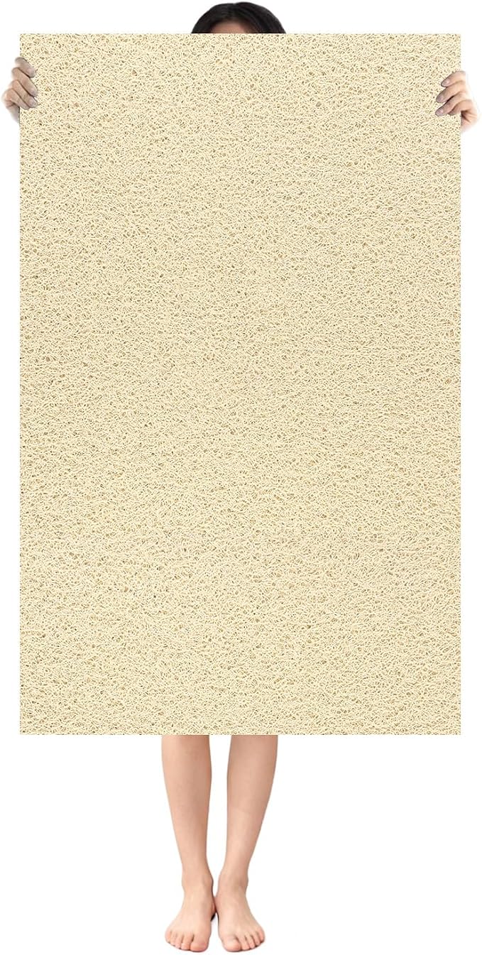 Shower Mat Non Slip: 47.2 x 31.5 Inch Extra Large Shower Mats by MARIBUR