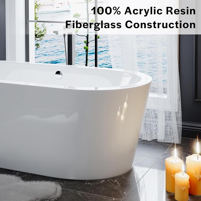 Empava Bathtub, Acrylic Free Standing Tub - Image 3