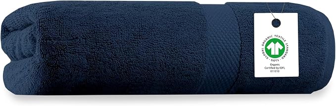 Delara Organic Cotton Luxuriously Plush Bath Towel | GOTS & OEKO-TEX Certified by Delara