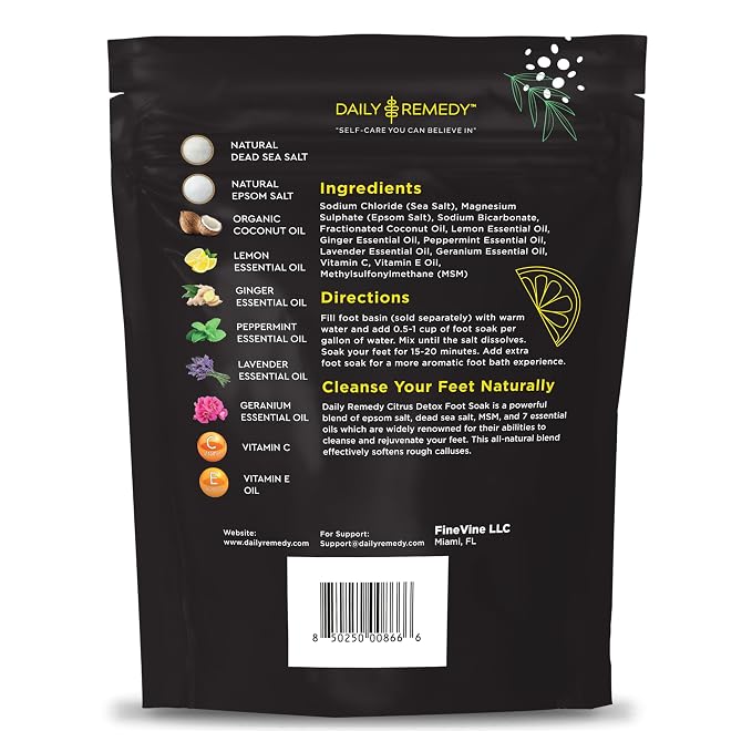 Citrus Detox Foot Soak with Epsom Salt - Image 2