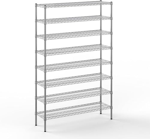 14" Deep x 48" Wide x 74" Height Wire Shelving Kit | 8-Tier | NSF Commercial by Regal+Altair