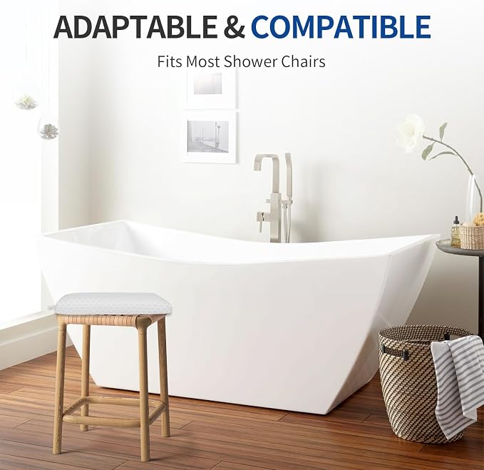 Anycosy Shower Seat Cushion for Transfer Benches, Slip-Resistant 3D Foam Mesh - Image 5