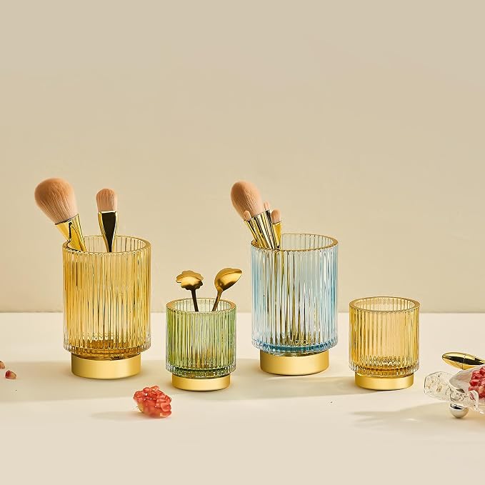 Makeup Brush Holder Organizer, Toothbrush Holders, Desk Pen Pencil Holder - Image 8