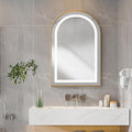 LED Bathroom Mirrors with Lights, 3 Colors Dimmable, Wall Mounted Lighted by Unknown