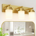 IZORRO Bathroom Vanity Light Fixture, 3-Light 22 Inch Gold Bathroom Light by IZORRO