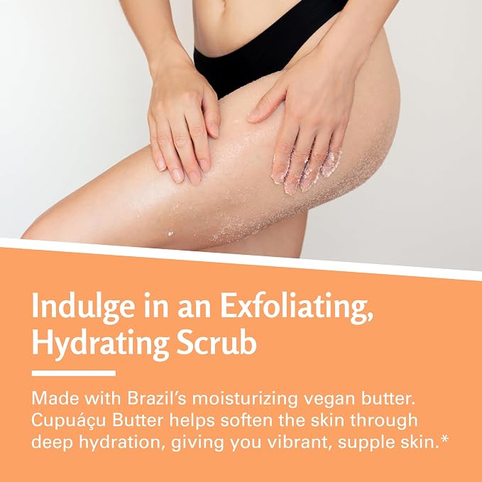 Firming & Moisturizing Brazilian Body Scrub, Gentle Body Exfoliator - Image 7
