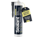 Anthracite Grey Kitchen Bathroom Hybrid Polymer Sealant Adhesive 13.1oz All in by Hemway